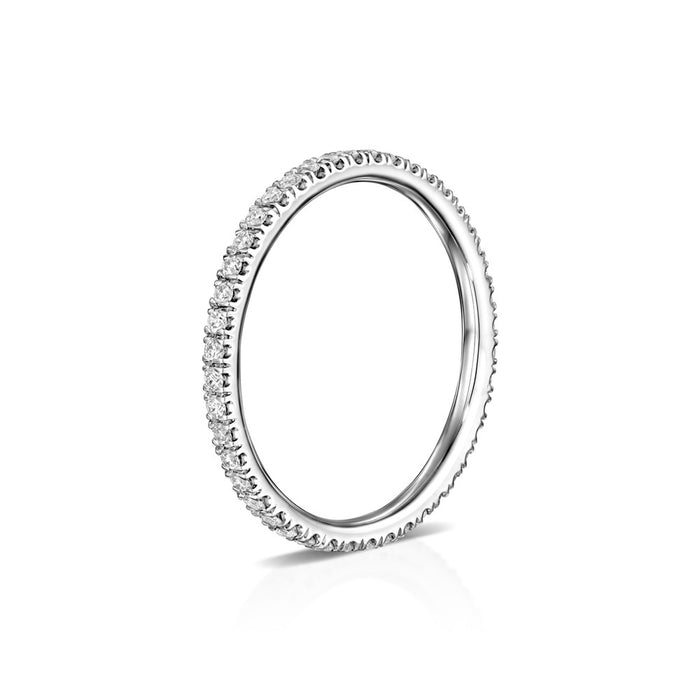 "Solomon Brothers Collection" Round Pave Set Diamond Eternity Band Diamond .34cttw