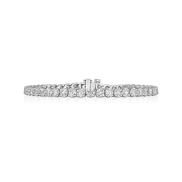 Solomon Brothers Classic Round Diamond Tennis Bracelet, 7.00 ctw, White Gold