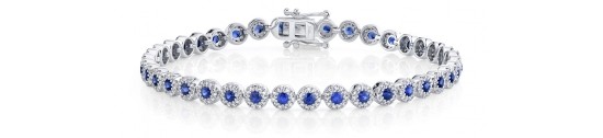 Shy Creation diamond and sapphire bracelet from Solomon Brothers