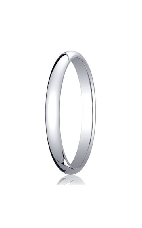 2.5mm Plain Polished Oval Wedding Band