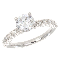 Solomon Brothers Collection 14Kt Wg Engagment Ring Diamonds 0.36cttw (center Stone Not Included)