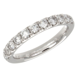 Solomon Brothers Collection Platinum Round Pave Set Diamond Wedding Band .75cttw