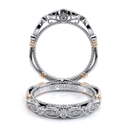 Verragio Parisian Collection Marquise Shaped Fluted Diamond Wedding Band